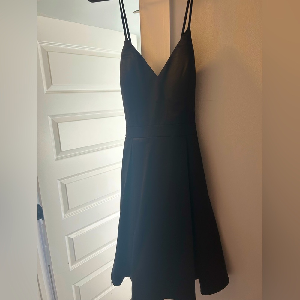 Lulus black skater dress